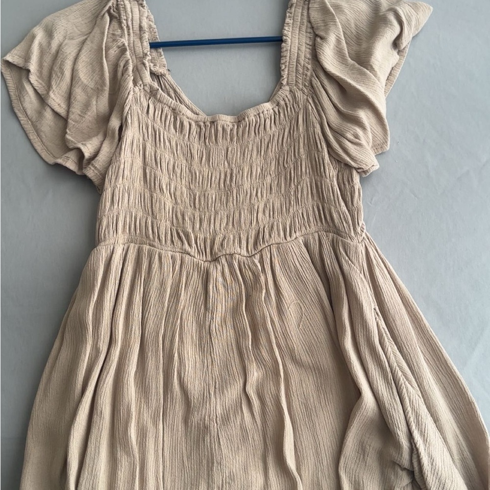 Elegant Beige Women's dress